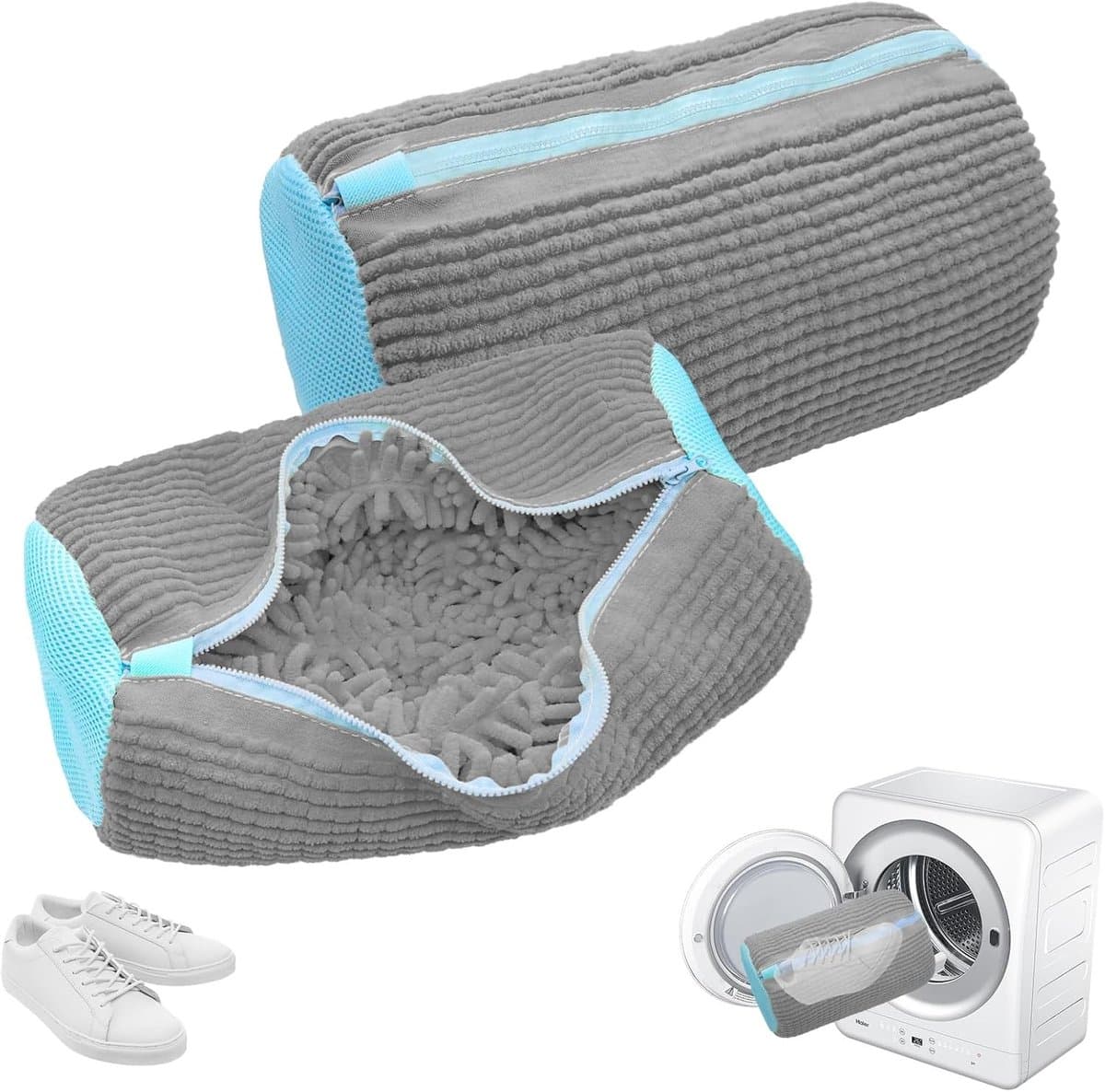 Schoenwaszak voor wasmachine - Bescherm je schoenen tijdens het wassen, ideaal voor sneakers en sportschoenen — afbeelding 1