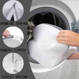 Waszak voor Schoenen - 2 Stuks, Beschermende Waszak voor Schoenen en Sokken met Rits, Ideaal voor de Wasmachine — thumbnail 5