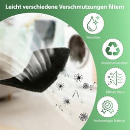 6 Stuks filter geschikt voor Beko Blomberg spons droger - wasdroger droogkast 245x155 mm pluizenfilter stoffilter - Alternatief geschikt voor Beko Blomberg - 2964840100 — thumbnail 2