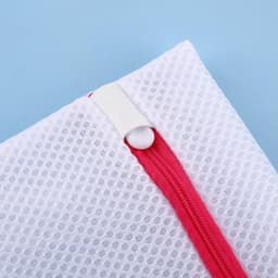 Mini wasmachine waszakken 6 stuks - fijn gaas - polyester met rits en ophanglus - ideaal voor delicate was - ShopVlot — thumbnail 5