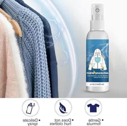 Antistatische spray 100ml voor kleding, textiel, meubels en auto - Vermindert statische lading — thumbnail 3