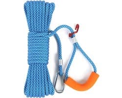 Waslijntouw - 15M - Dikke waslijn - Geschikt voor buitengebruik - 15 meter - Blauw - Polypropyleen