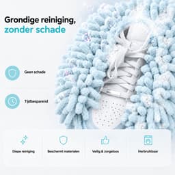 BOTC Schoenwaszak - Waszak voor schoenen - 2 stuks - Herbruikbaar - Wasmachine&Droger - voor Sneakers en Tennisschoenen - Lichtblauw — thumbnail 5