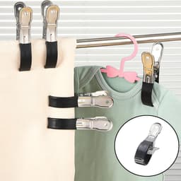 6 stuks grote roestvrijstalen clips, 12 cm zware kleding Pegs voor dekbedden, handdoeken en wasgoed — thumbnail 5