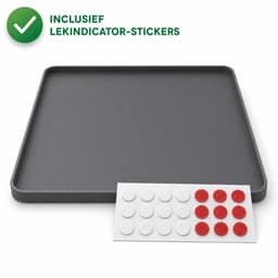 2DayHome - Lekbak Wasmachine 60x60 cm - Siliconen Opvangbak - Voor Machines tot 60 cm Diep - Incl. 21 Lekindicator Stickers - Vaatwasser en Droger — thumbnail 1