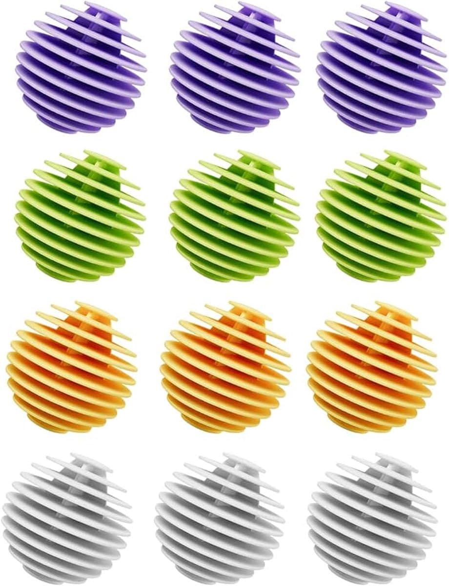 Wasballen voor wasmachine, drogerballen, wasballen, wasballen, drogerballen voor wasdroger, wasballen, rubberen wasballen, verminderen rimpels en klemmen — afbeelding 1