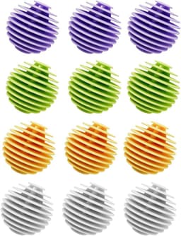 Wasballen voor wasmachine, drogerballen, wasballen, wasballen, drogerballen voor wasdroger, wasballen, rubberen wasballen, verminderen rimpels en klemmen — thumbnail 1