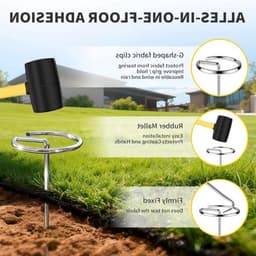 Grondankers voor Worteldoek - 100 Stuks Ø 4 mm - Duurzaam, Weerbestendig en Sterk — thumbnail 2