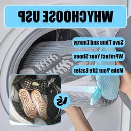 hoesjes voor schoenen in de wasmachine, microvezel, herbruikbaar, 360° bescherming, ideaal voor sportschoenen en sneakers — thumbnail 5