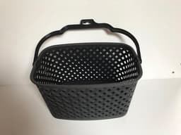 Wasknijpermandje - Opberger - Wasknijpers Bewaren - Kunststof Materiaal - 21x14x13 cm - Zwart — thumbnail 2