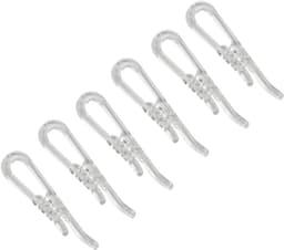 Wasknijpers - Kledingclips Stoffen Clips - Drogen Ophangen - U-Vormig - 100 Stuks - Transparant — thumbnail 1