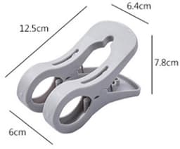 9 stuks- wasknijpers-wasknijpers kunststof -wasknijpers groot-wasknijpers plastic -Strandhanddoekclips- Quiltclips-Strandlaken Knijpers -Winddicht-Handdoekknijpers-Voor Strandlaken, Beddengoed En Dikke Kleding-Meerkleurig — thumbnail 4