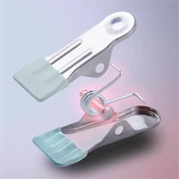 Roestvrijstalen knijpers - Kledinghangers metaal - Kleding drogen - Corrosiebestendig ontwerp - 80 stuks - Kleur A — thumbnail 5