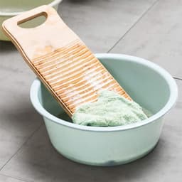 Wasbord Antislip - Wasborstel met Steel - Multifunctioneel Schoonmaak Board - Duurzaam Materiaal - Geschikt voor Kleding Wassen - Lichtgewicht en Stevig — thumbnail 5
