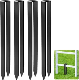 Grondankers U-vormig - 4 stuks - Hoogwaardig staal - Voor rozenboogbevestiging - Stabiliteit - Afmetingen 30 x 2,9 x 2,1 cm - Tuinankers — thumbnail 1