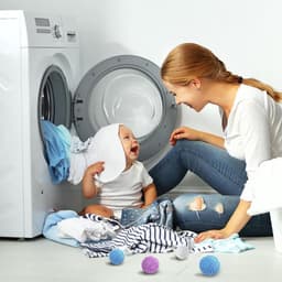 Solidchoice - Set van 6 Herbruikbare Droogballen voor Wasmachine en Droger — thumbnail 4