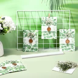 Gedroogde witte droogbloemen om te knutselen, droogbloemen, gedroogde bloemen voor doe-het-zelf fotolijst, bladwijzer, wenskaarten, 5-10 cm — thumbnail 4