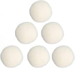 - Droogballen - Wol - Verminderen Statische Elektriciteit - Geur Elimineren - Voor Thuis - 6 Stuks - 5 cm — thumbnail 1
