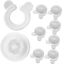 Lakenklemmen Quiltbevestigingsclips Thuisgebruik - Clips Quilthoekgespen Set Van 8 Paar — thumbnail 1