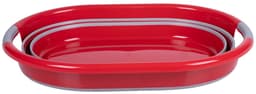 Dirt Devil Opvouwbare Wasmand - 27 L - 60 x 45 x 30 CM - Opgevouwen 10 CM hoog - Rood/ Grijs — thumbnail 3