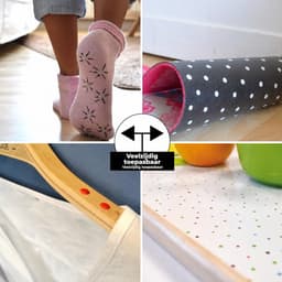 LM-Kreativ Sock Stop Liquid - antislip textielverf set 3x90 ml - zwart wit grijs — thumbnail 4