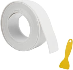 kitband voor de badkamer, zelfklevende strip met rakel, zelfklevende kit voor badkuipen, kitband voor badkamer en keuken voor douche, aanrecht en wastafel — thumbnail 1
