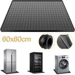 Mini Koelkast Siliconen Mat - Vloerbeschermer Met 1.5cm Opstaande Randen - Onder De Wasmachinemat - Koelkastmatten — thumbnail 1