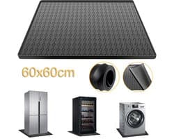 Mini Koelkast Siliconen Mat - Vloerbeschermer Met 1.5cm Opstaande Randen - Onder De Wasmachinemat - Koelkastmatten