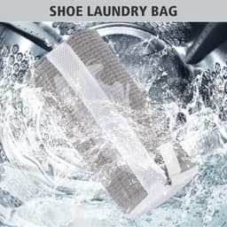 Solidchoice - Flintronic 2 stuks waszakken, herbruikbaar, voor wasmachine en wasdroger, ideaal voor gymschoenen, sokken, beha's (donkergrijs) — thumbnail 5