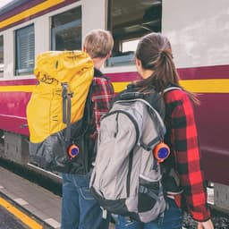 SnelShoppen - Uitrekbare Waslijn 8 Meter - Draagbare Kledinglijn voor Camping, Vakantie, Binnen & Buiten - Verstelbare Drooglijn in Oranje - Lichtgewi — thumbnail 2