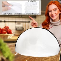 Wasnet voor schoenen, 2-delige mesh tas met rits, 40 x 25 x 25 cm, ideaal voor sneakers, sokken en delicate was. — thumbnail 4