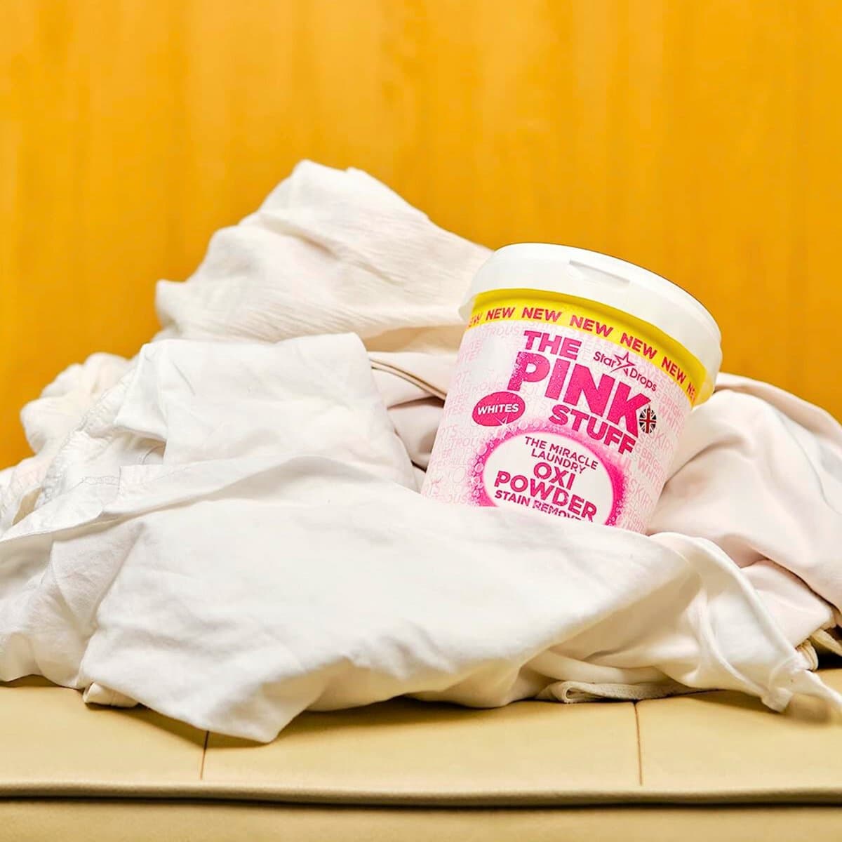 The Pink Stuff Serie - Vlekkenverwijderaar in Poeder - 1kg - Witte Was - Vegan — afbeelding 1