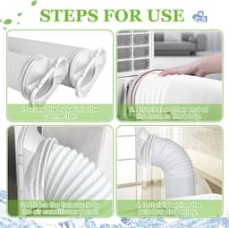 Koppelstuk Mobiele Airco Afvoerslang Met Airco slang 150Cm - Voor Ø13-15cm Afvoerslang Airco Slang - Airco Slang Koppeling - Airconditioning Slangkoppelin - Interface Afvoerslang - Universele Afvoerslangadapter Voor Ventilatie En Koelsystemen — thumbnail 4
