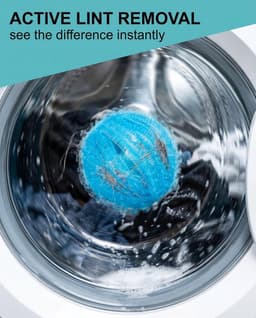 KZQ Herbruikbare Haar En Pluisverwijderaars 9 Stuks Voor Wasmachine En Droger – Verwijdert Honden En Kattenhaar Effectief – Kunststof — thumbnail 3