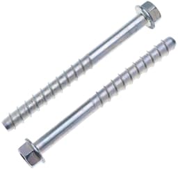 Beton Ankerbout - Zelfsnijdende Schroef - Vastzetten Constructies - Directe Verbinding - 12.5mm x 120mm - Zinkgecoat — thumbnail 1