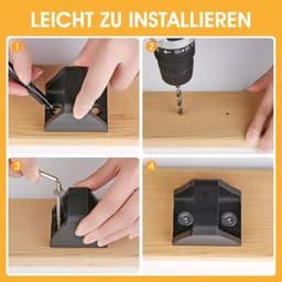 Fietswandanker 2x 5 mm staal - Wand- en grondanker - Anti-diefstalbeveiliging voor fietsen — thumbnail 2