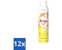 Robijn - Zwitsal - Dry Wash Spray - Voordeelverpakking - 200 ml - Voordeelverpakking - 12 stuks