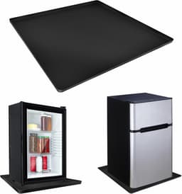 Siliconen Mini Koelkastmat 50 x 50 cm, Ondersteuning met 1.5 cm Opstaande Randen, Herbruikbare Afvoer voor Wasmachine en Vriezer, Druppelbak voor Droger en Wijnkast — thumbnail 1
