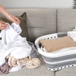 Beldray Opvouwbare Wasmand - 37L | Hip-Hugger | Grijs — thumbnail 2