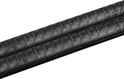 Pack van 6 Grondankers van Staal, Stevige Lange Rebar Staven voor Beton en Houtversterking, Zwart, 40 x 1 cm, Ideaal voor Tuin- en Bouwprojecten — thumbnail 2