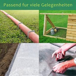 Omgoods - Set van 100 U-vormige Grondankers voor Stabiliteit in de Tuin — thumbnail 4