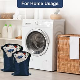 Omgoods - Set van 4 Opvouwbare Waszakken voor Vuile Kleding — thumbnail 3