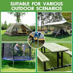 Omgoods - Grondanker Set van 14 Stuks van Gegalvaniseerd Staal — thumbnail 2