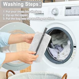 Schoenwaszak - Groot 360° Bescherming - Herbruikbare Waszak voor Sneakers - Veilig in de Wasmachine - ShopVlot — thumbnail 4