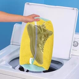 Herbruikbare waszakken voor schoenen: 360 graden bescherming voor fijne stoffen, trainers en alle schoenmaten, ideaal voor de wasmachine en schoenen droger — thumbnail 3