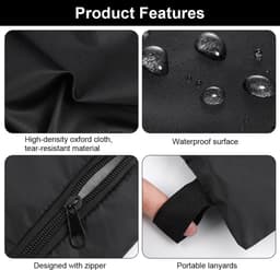 2 Stuks Natte Zakken,39.5×27.5cm Natte Vuile Waszak met Ritssluiting | Natte Tas voor Badpak,Waterdicht Natte Kleding Organizer,Waterdichte Natte Tas Herbruikbaar — thumbnail 5