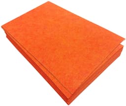 Stijve Vilten Vellen, 32 Stuks Viltstof voor Knutselen, 17,78×28,7cm Gekleurde Stof Vierkanten voor Kunst en Ambachtelijke Doe-het-zelf Benodigdheden (rood oranje) — thumbnail 1