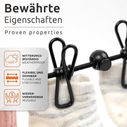 Draagbare drooglijn - multifunctioneel - compact - 1 stuk — thumbnail 5