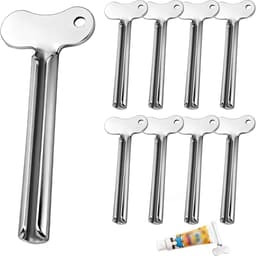 Tandenpasta tube knijpers - roestvrij staal - set van 10 - vermindert verspilling - ShopVlot — thumbnail 1