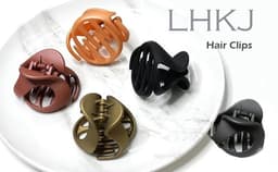 5 stuks klauwenclips, vintage haarspelden haargrijpers antislip plastic klauwenclips voor vrouwen — thumbnail 4